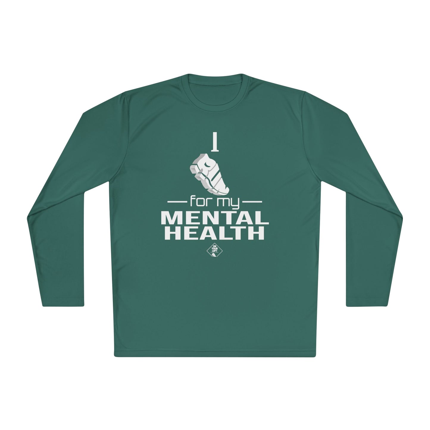 Unisex Jersey Long Sleeve Tee: I Run for my Mental Health