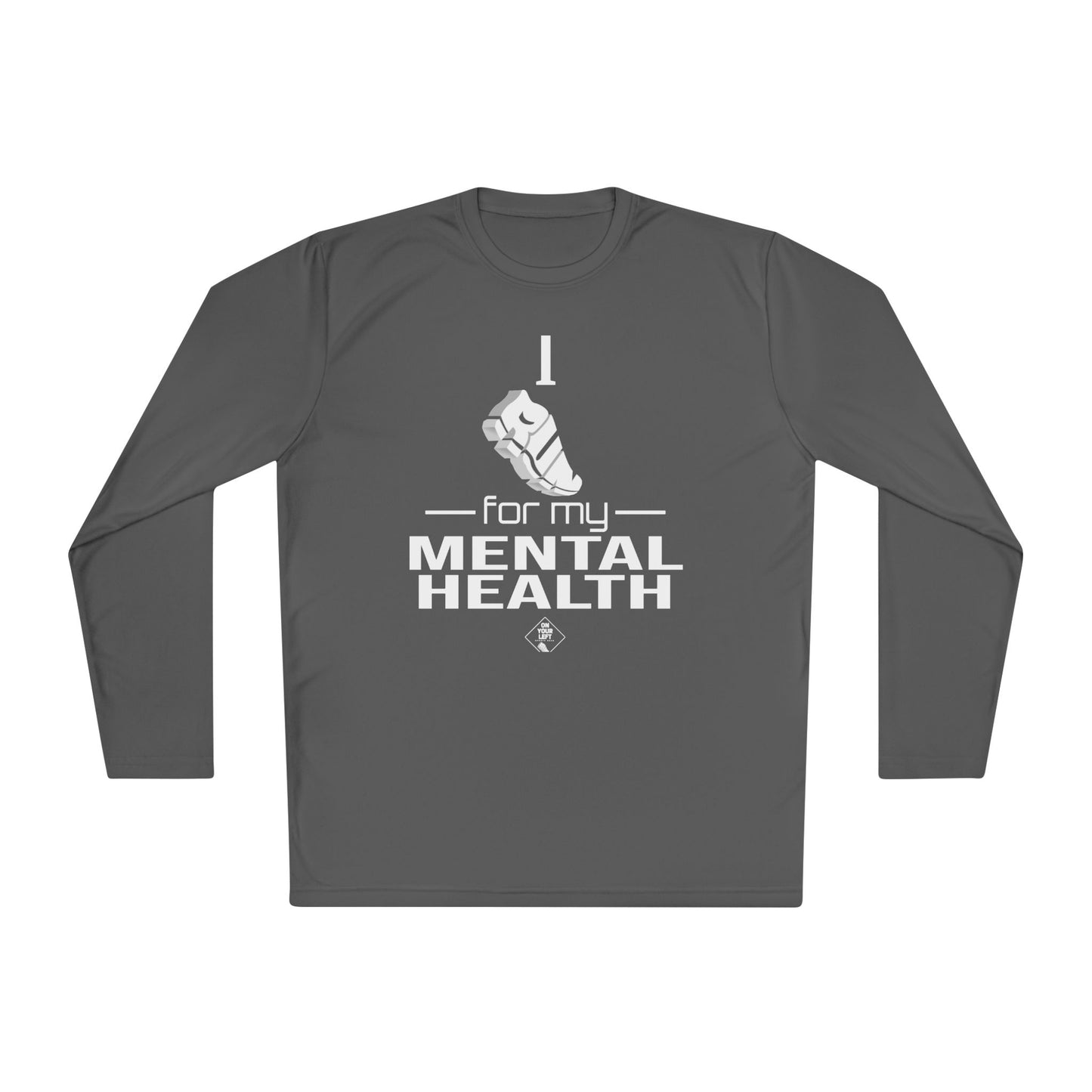 Unisex Jersey Long Sleeve Tee: I Run for my Mental Health
