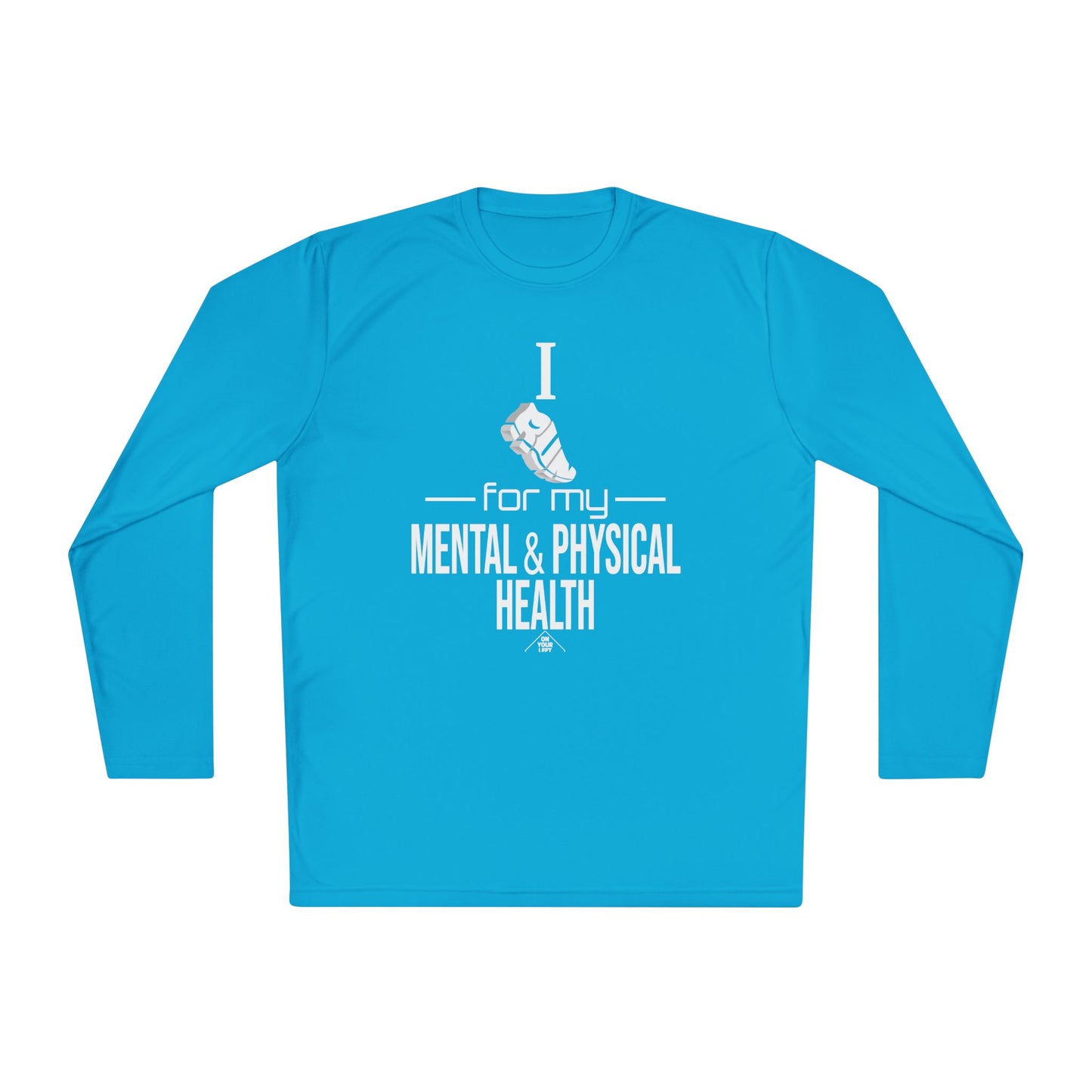 Unisex Jersey Long Sleeve Tee: I Run for my Mental & Physical Health
