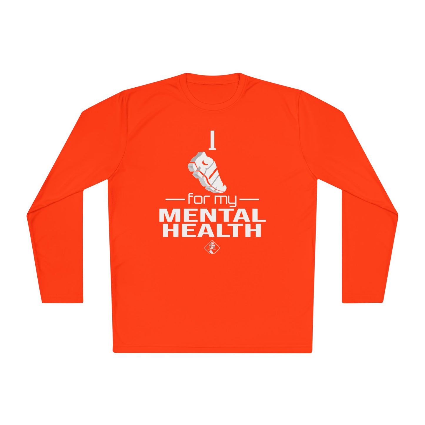 Unisex Jersey Long Sleeve Tee: I Run for my Mental Health