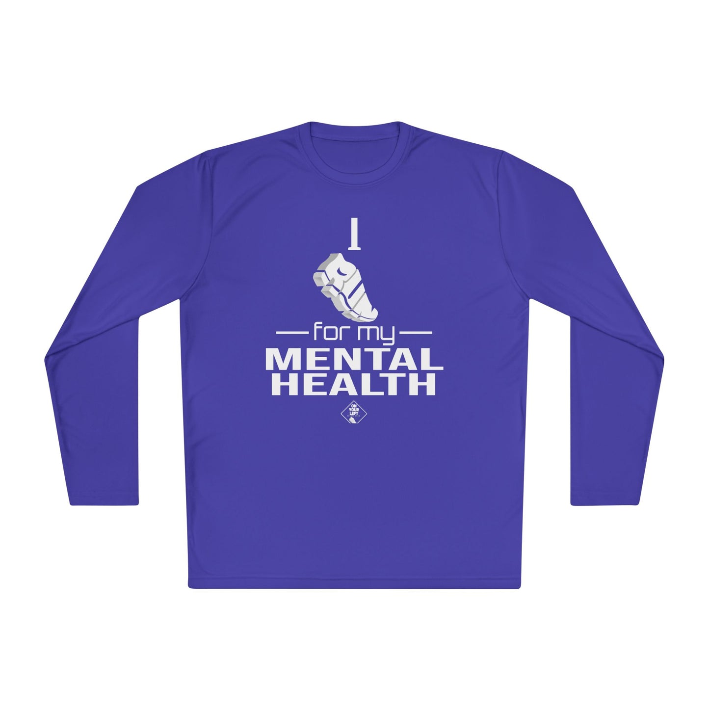Unisex Jersey Long Sleeve Tee: I Run for my Mental Health