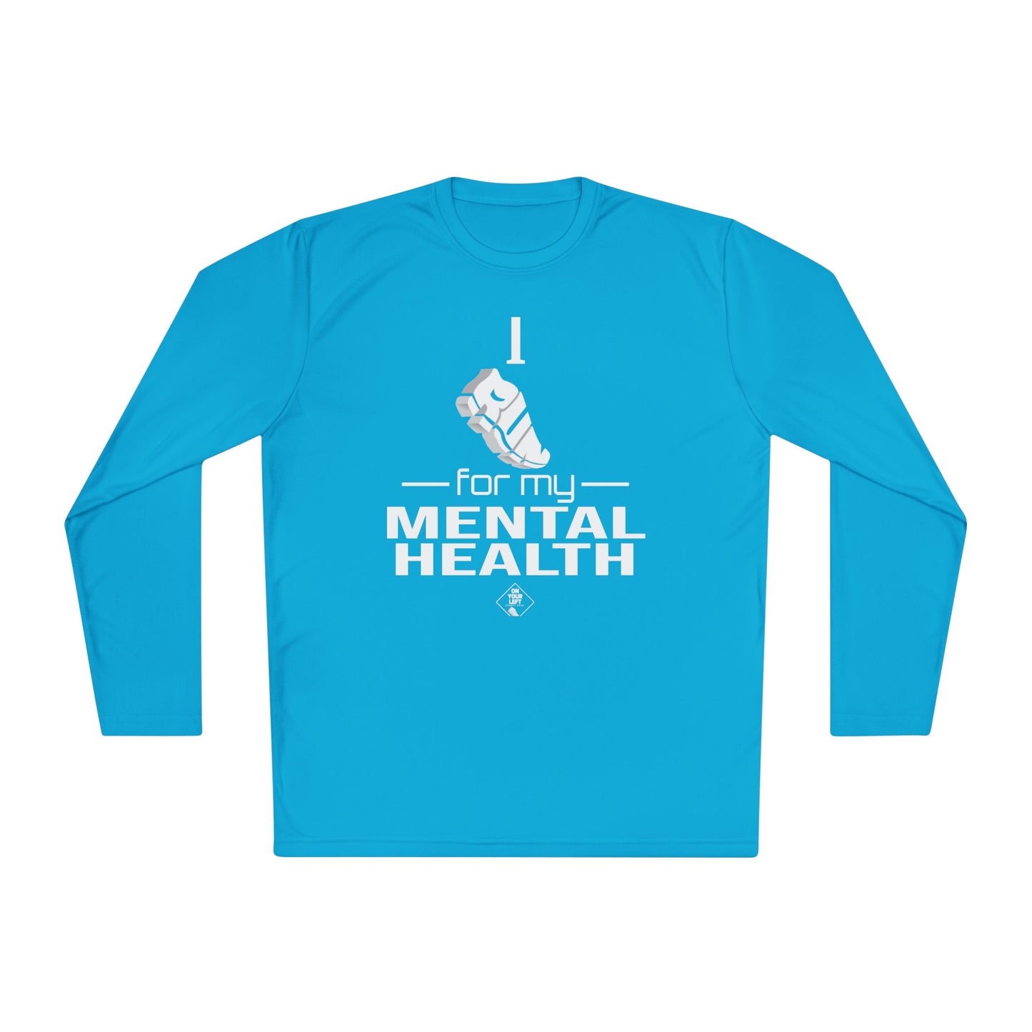 Unisex Jersey Long Sleeve Tee: I Run for my Mental Health