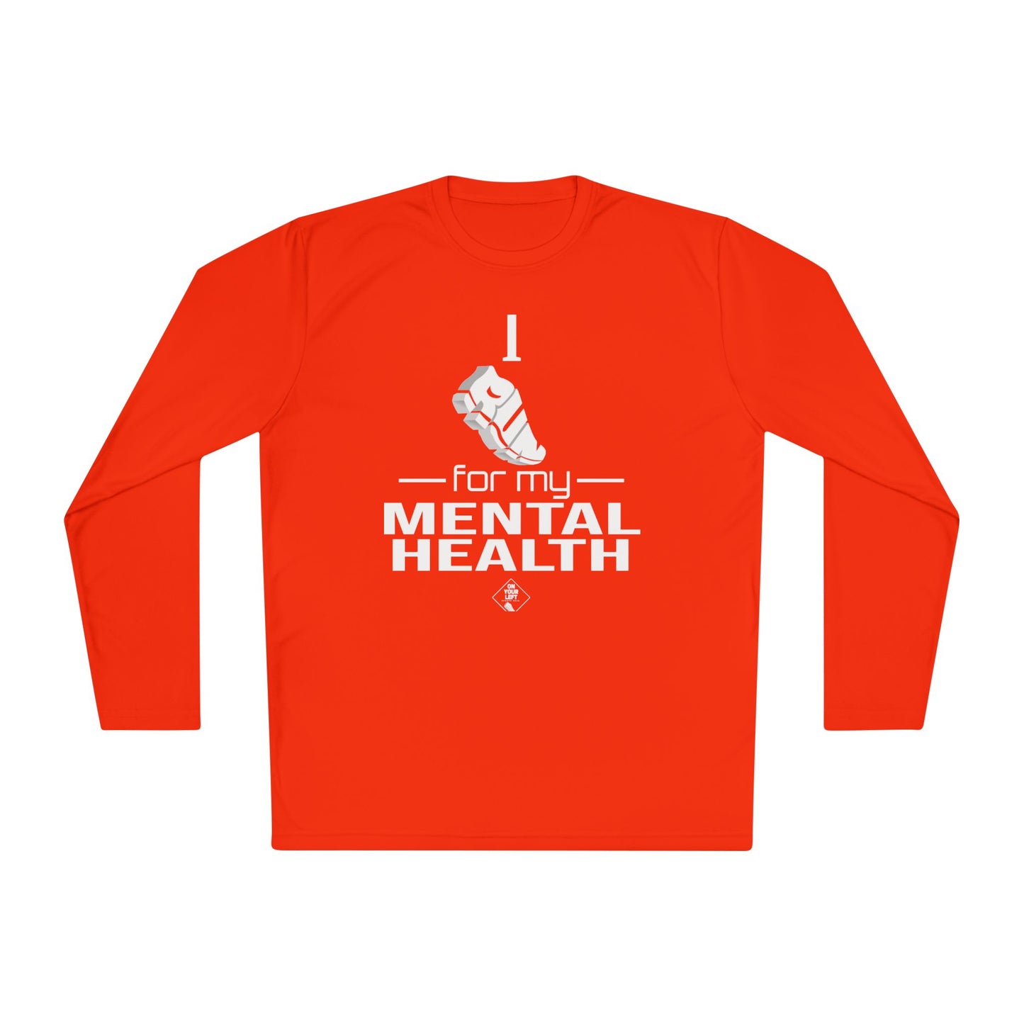 Unisex Jersey Long Sleeve Tee: I Run for my Mental Health