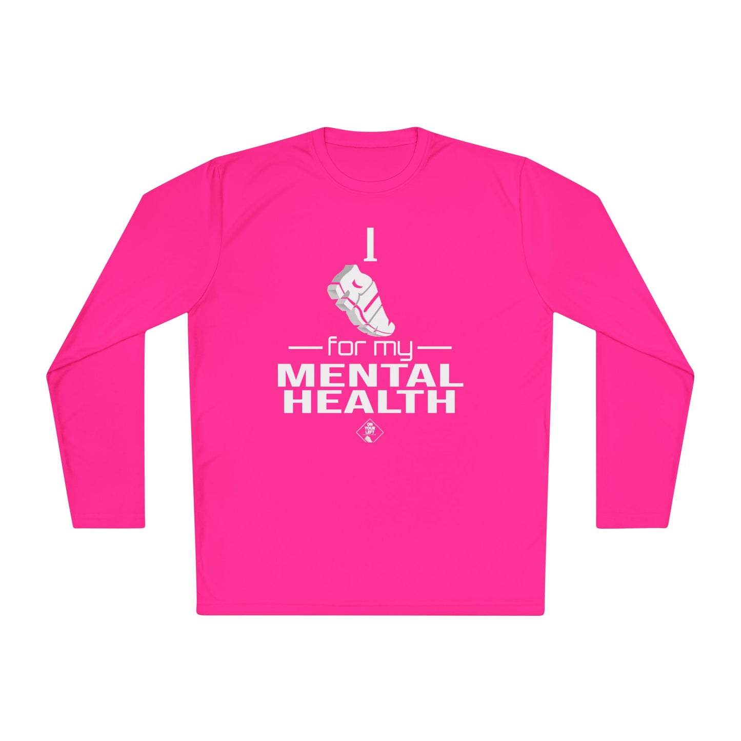 Unisex Jersey Long Sleeve Tee: I Run for my Mental Health