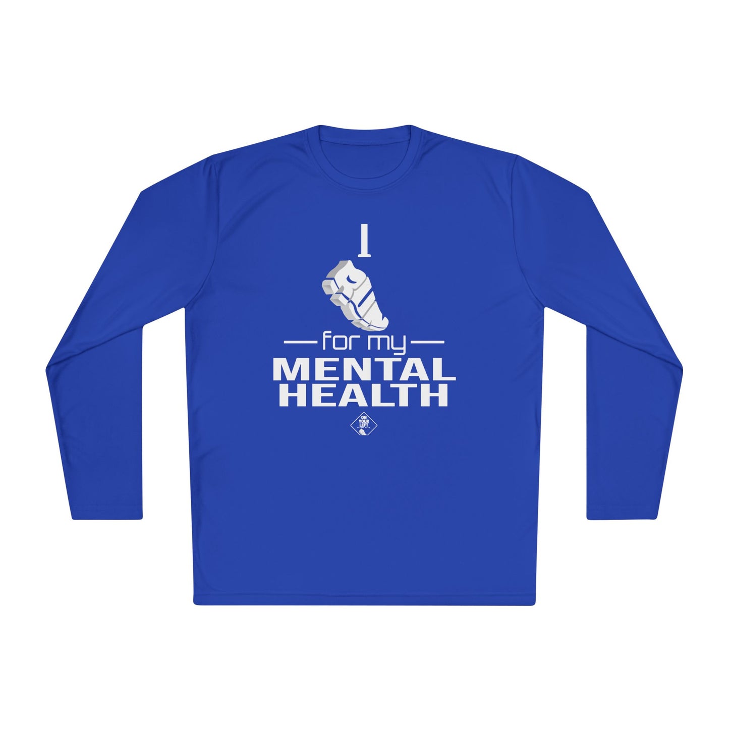Unisex Jersey Long Sleeve Tee: I Run for my Mental Health