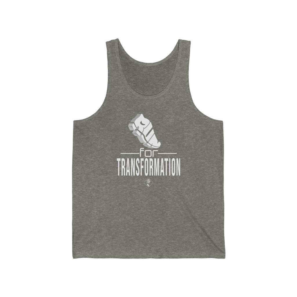 Unisex Jersey Tank: RUN for Transformation