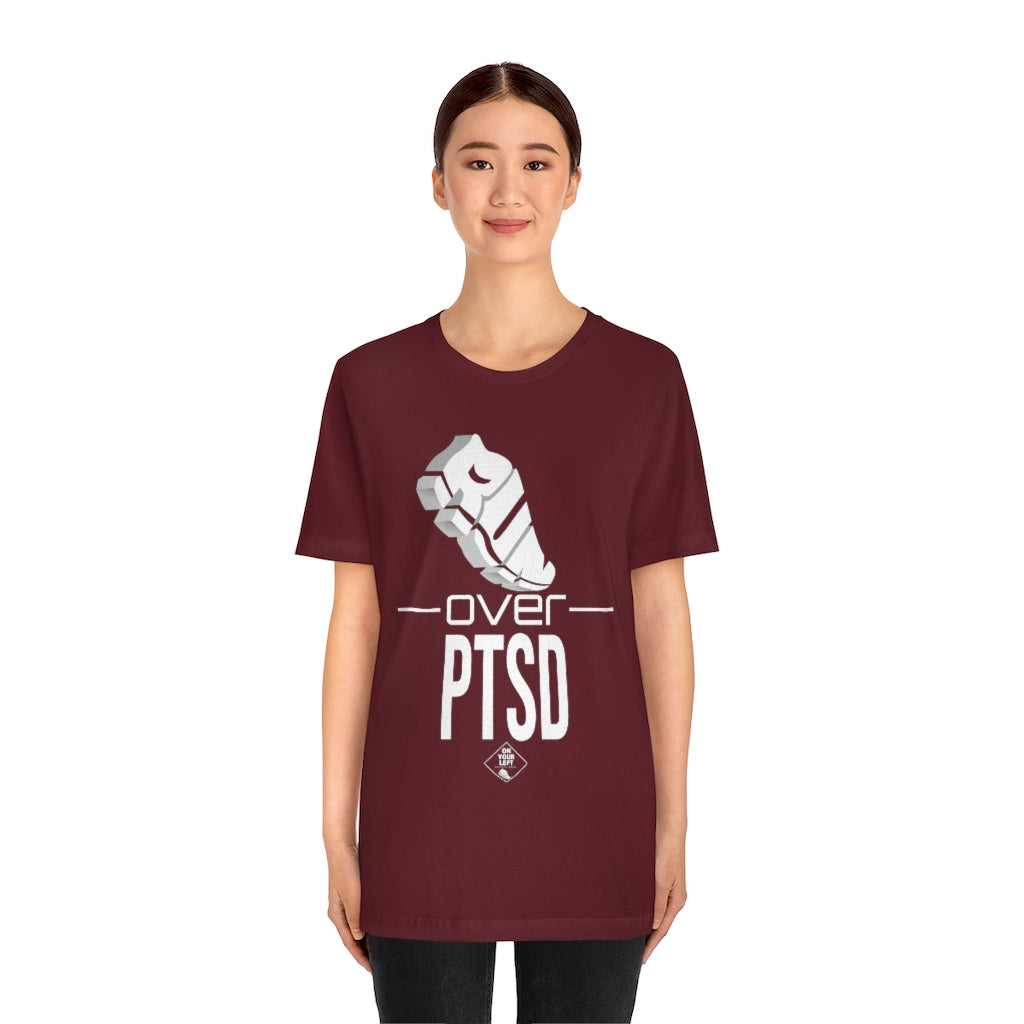 Unisex Jersey Short Sleeve Tee: RUN over PTSD