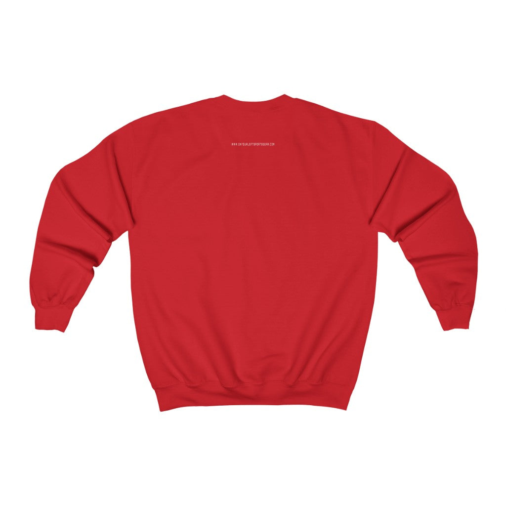 Run over Cancer: Unisex Heavy Blend™ Crewneck Sweatshirt