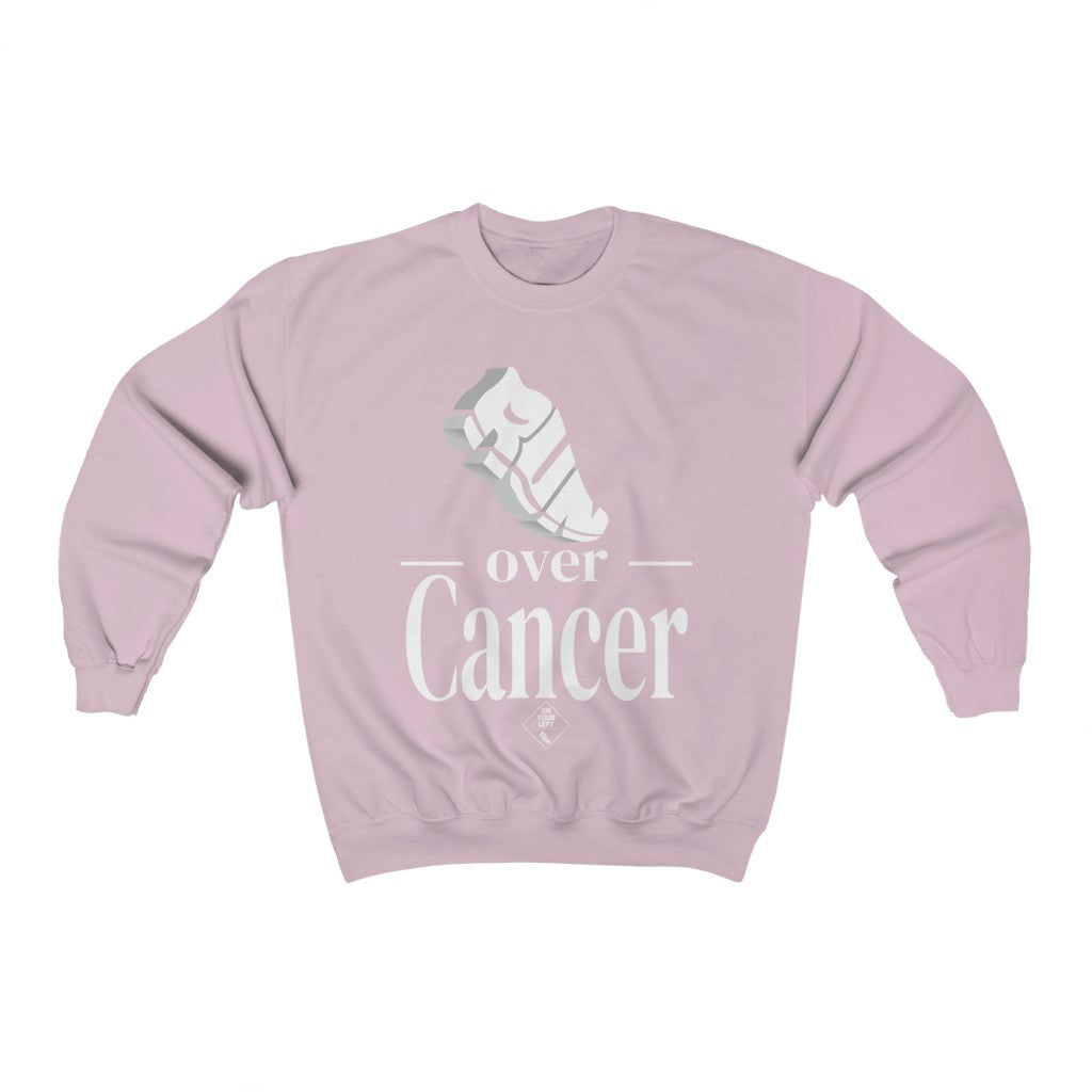 Run over Cancer: Unisex Heavy Blend™ Crewneck Sweatshirt