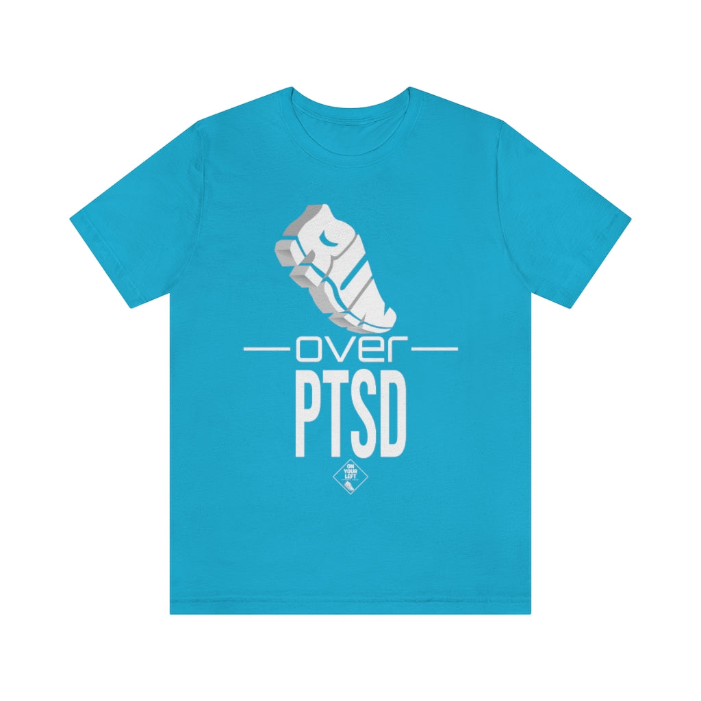 Unisex Jersey Short Sleeve Tee: RUN over PTSD