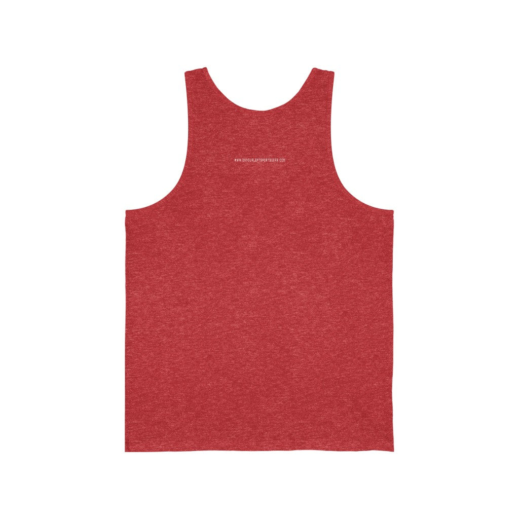 Unisex Jersey Tank: RUNNING - Cheaper Than Therapy