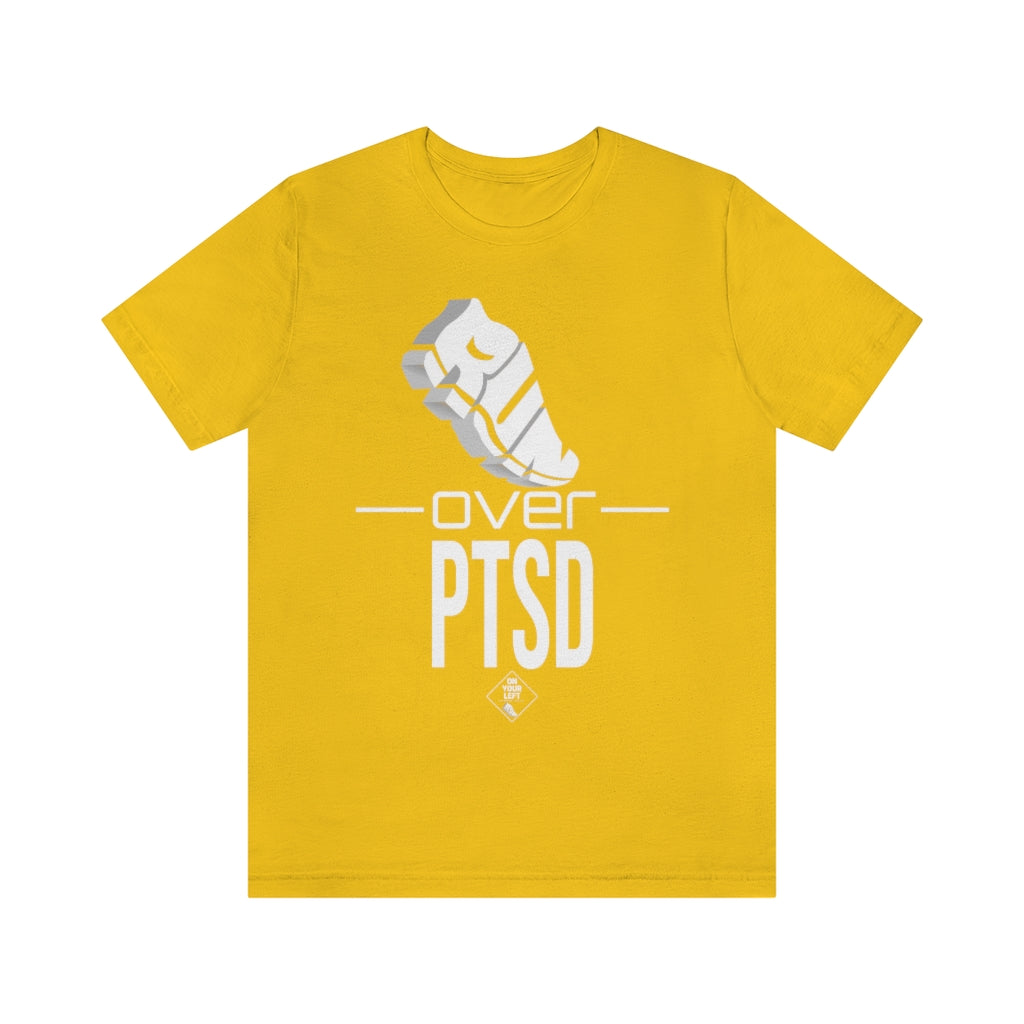 Unisex Jersey Short Sleeve Tee: RUN over PTSD
