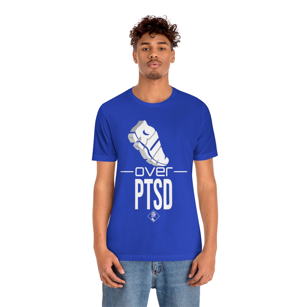 Unisex Jersey Short Sleeve Tee: RUN over PTSD