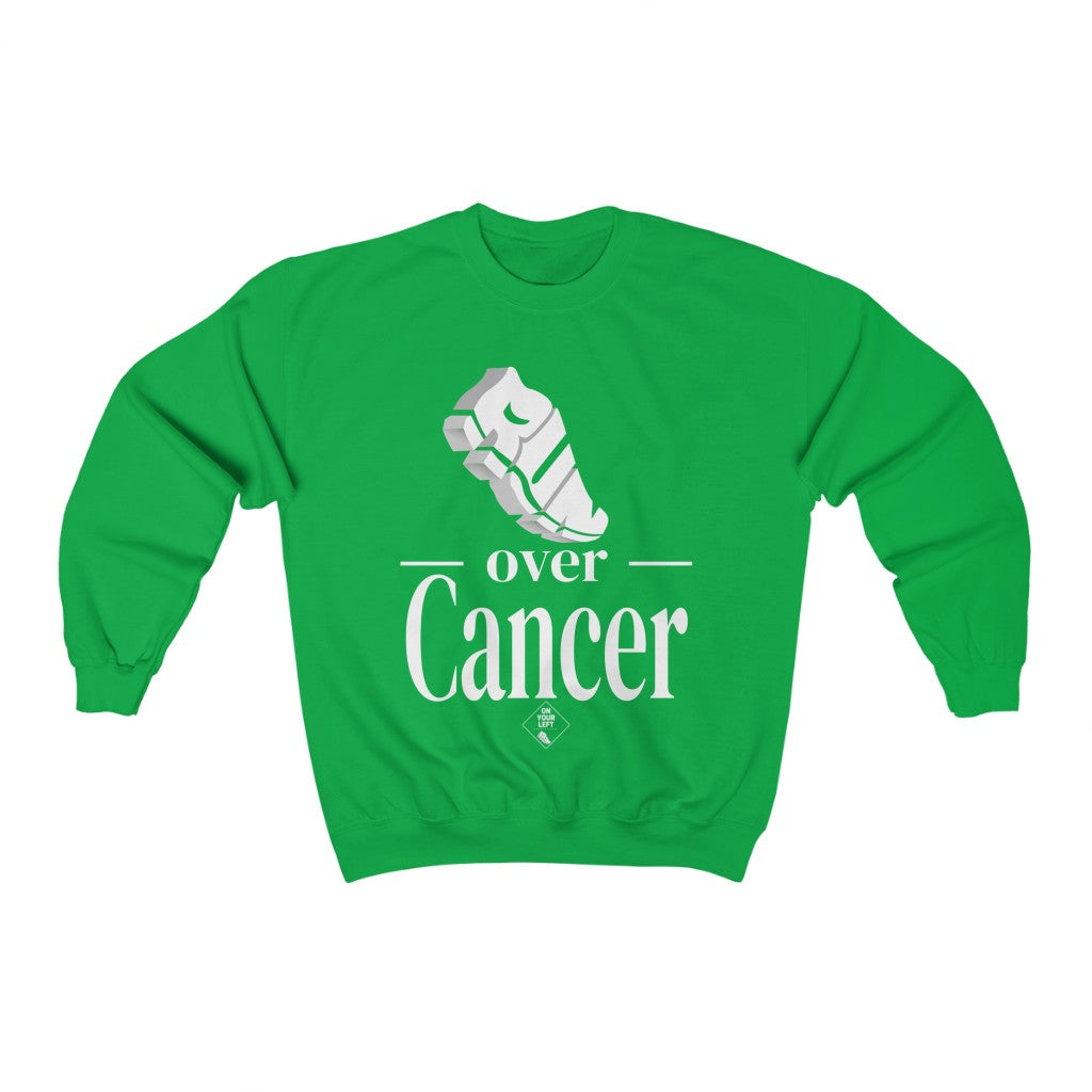 Run over Cancer: Unisex Heavy Blend™ Crewneck Sweatshirt