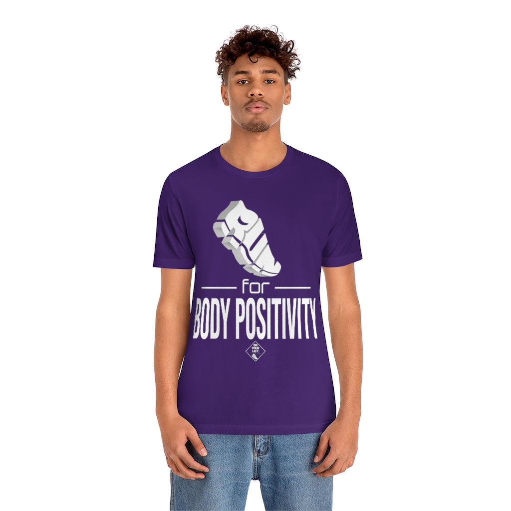 Unisex Jersey Short Sleeve Tee: RUN for Body Positivity