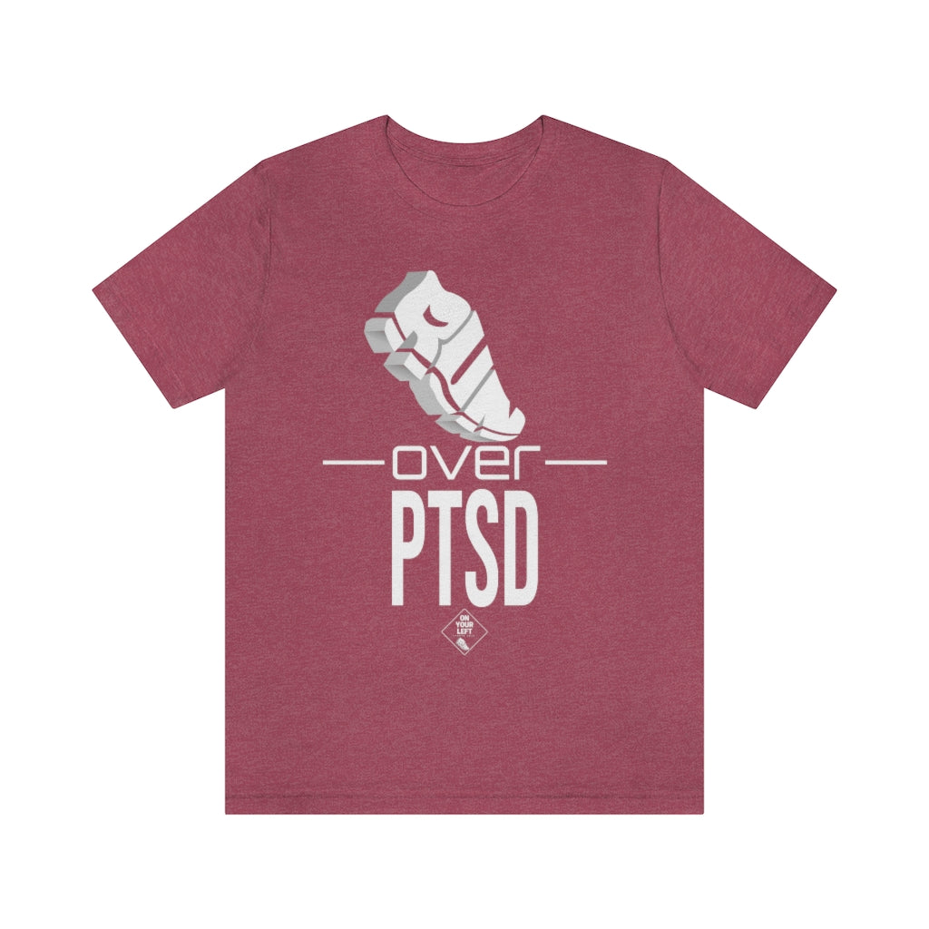 Unisex Jersey Short Sleeve Tee: RUN over PTSD