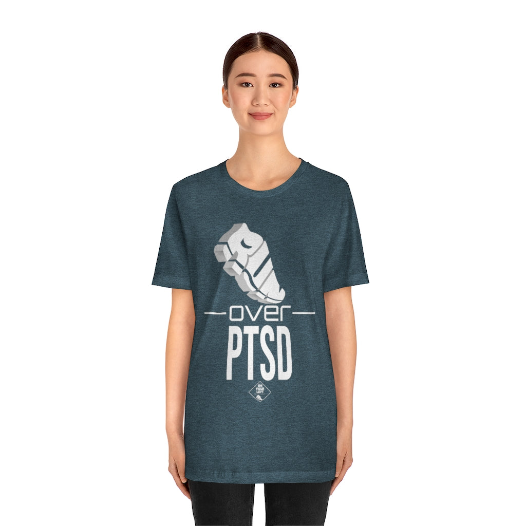 Unisex Jersey Short Sleeve Tee: RUN over PTSD
