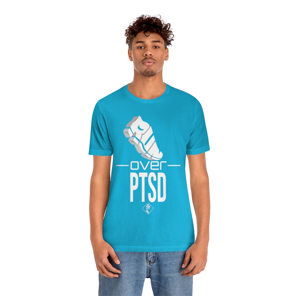 Unisex Jersey Short Sleeve Tee: RUN over PTSD