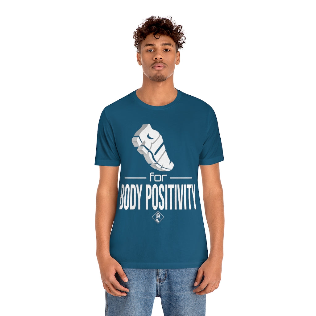 Unisex Jersey Short Sleeve Tee: RUN for Body Positivity