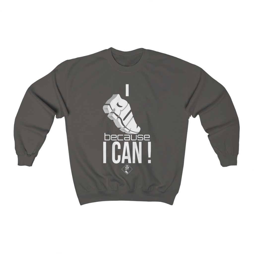 Unisex Heavy Blend™ Crewneck Sweatshirt: I RUN because I CAN !