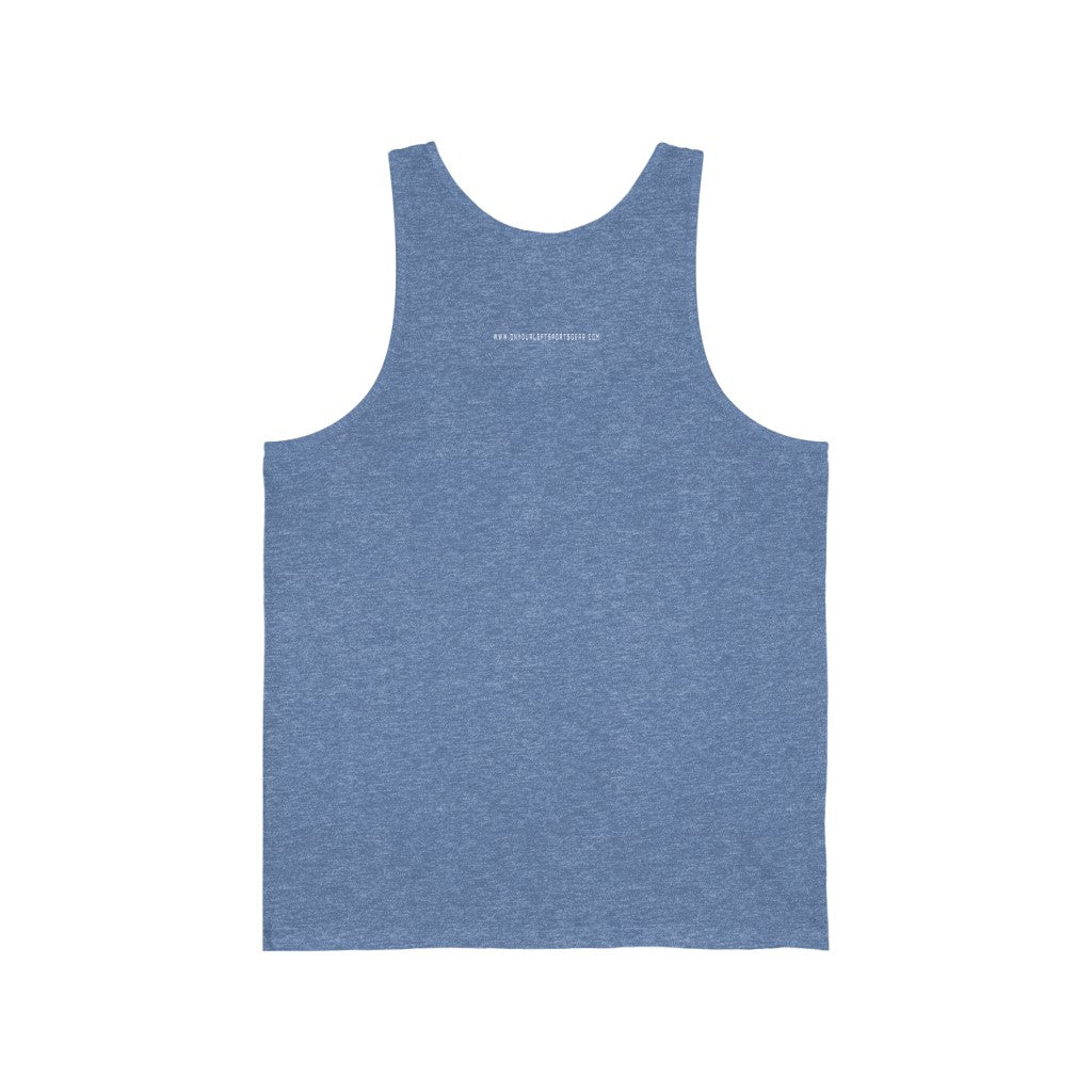 Unisex Jersey Tank: RUN for Mental Peace