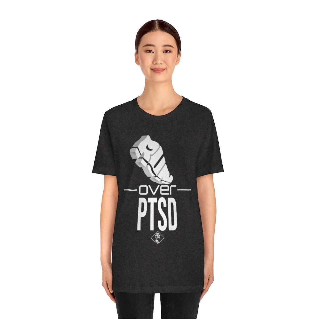 Unisex Jersey Short Sleeve Tee: RUN over PTSD