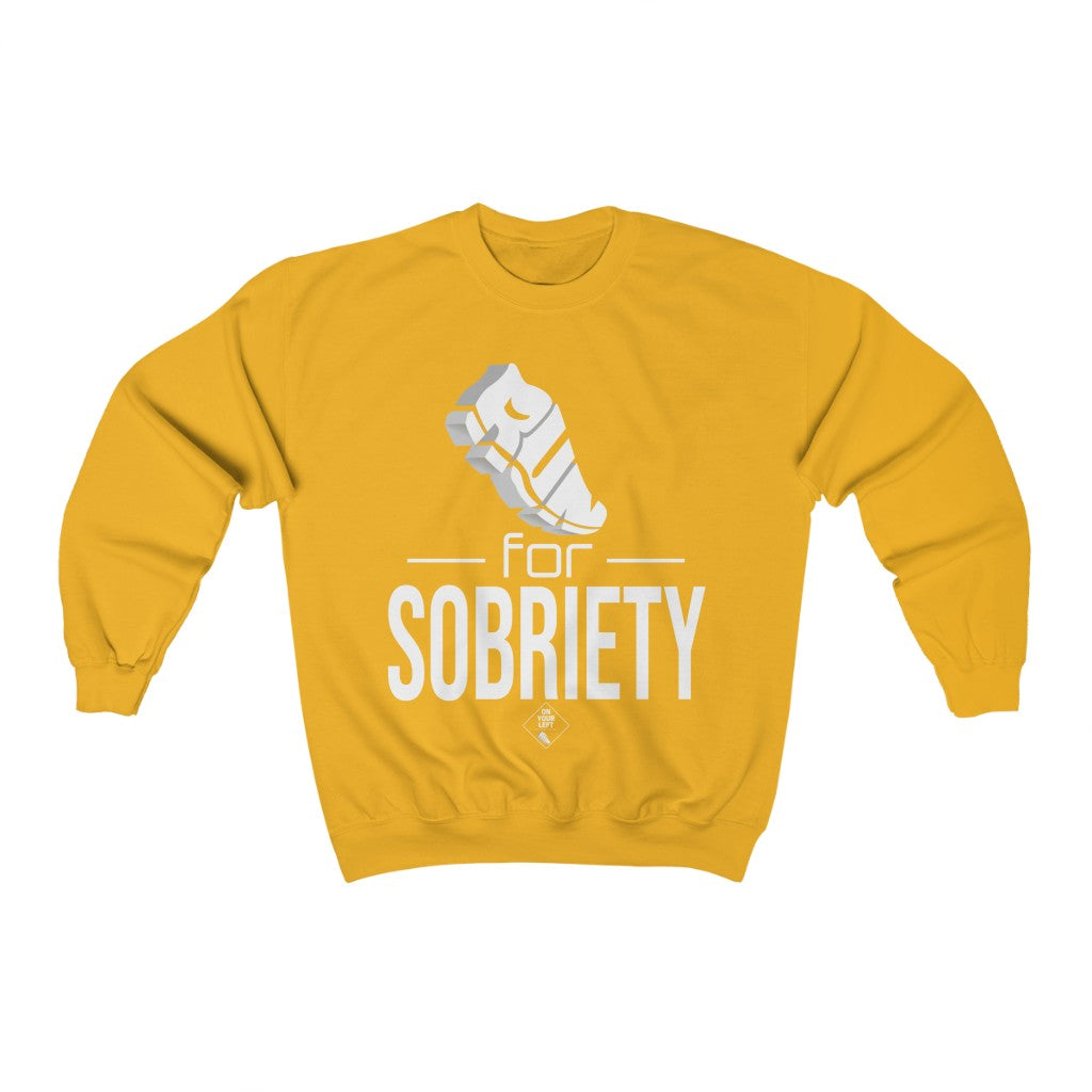 Unisex Heavy Blend™ Crewneck Sweatshirt: RUN for Sobriety