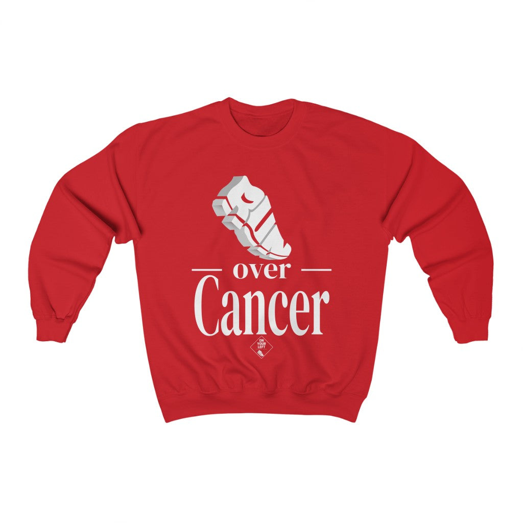 Run over Cancer: Unisex Heavy Blend™ Crewneck Sweatshirt
