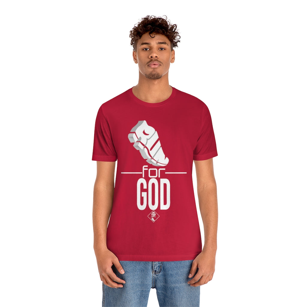 Unisex Jersey Short Sleeve Tee: RUN for GOD