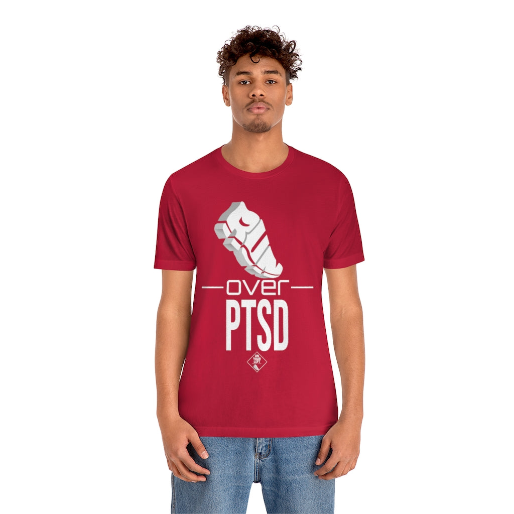 Unisex Jersey Short Sleeve Tee: RUN over PTSD