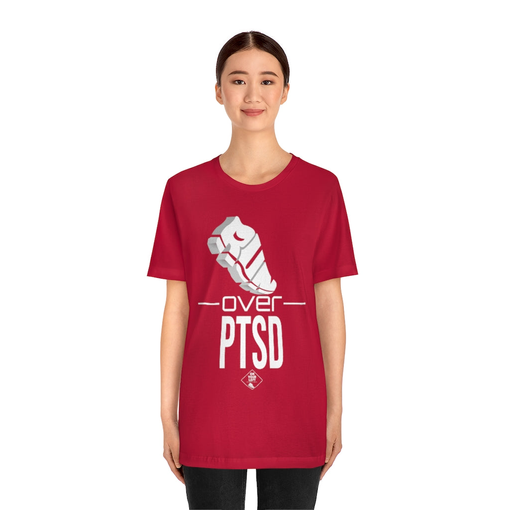 Unisex Jersey Short Sleeve Tee: RUN over PTSD