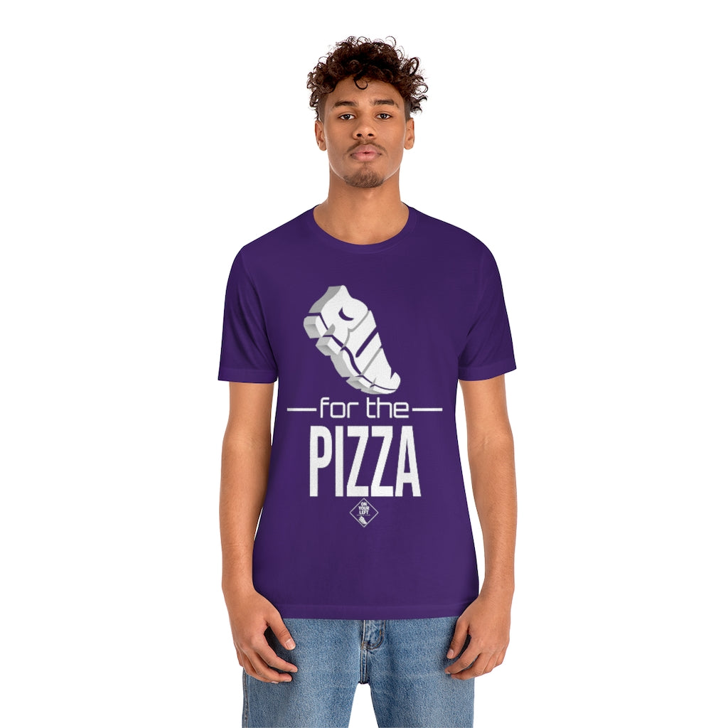 Unisex Jersey Short Sleeve Tee: RUN for the PIZZA