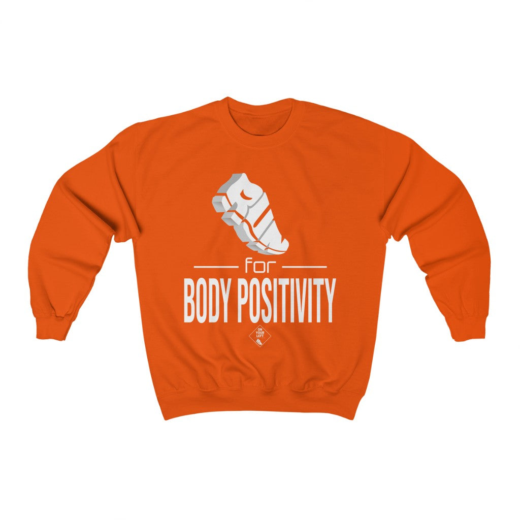 Unisex Heavy Blend™ Crewneck Sweatshirt: RUN for Body Positivity