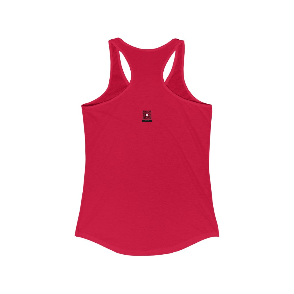 Women's Ideal Racerback Tank: RUN over Anxiety