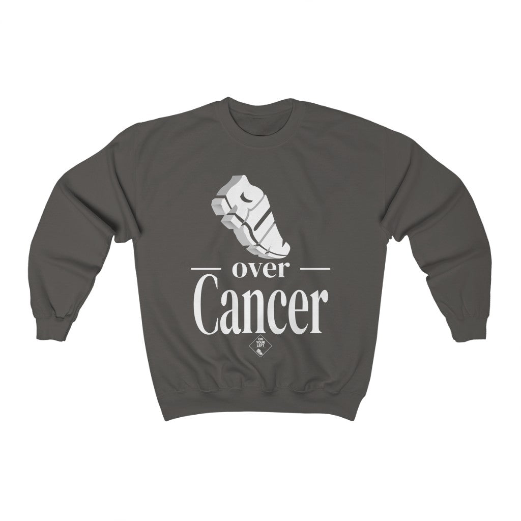 Run over Cancer: Unisex Heavy Blend™ Crewneck Sweatshirt