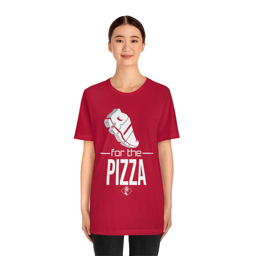 Unisex Jersey Short Sleeve Tee: RUN for the PIZZA