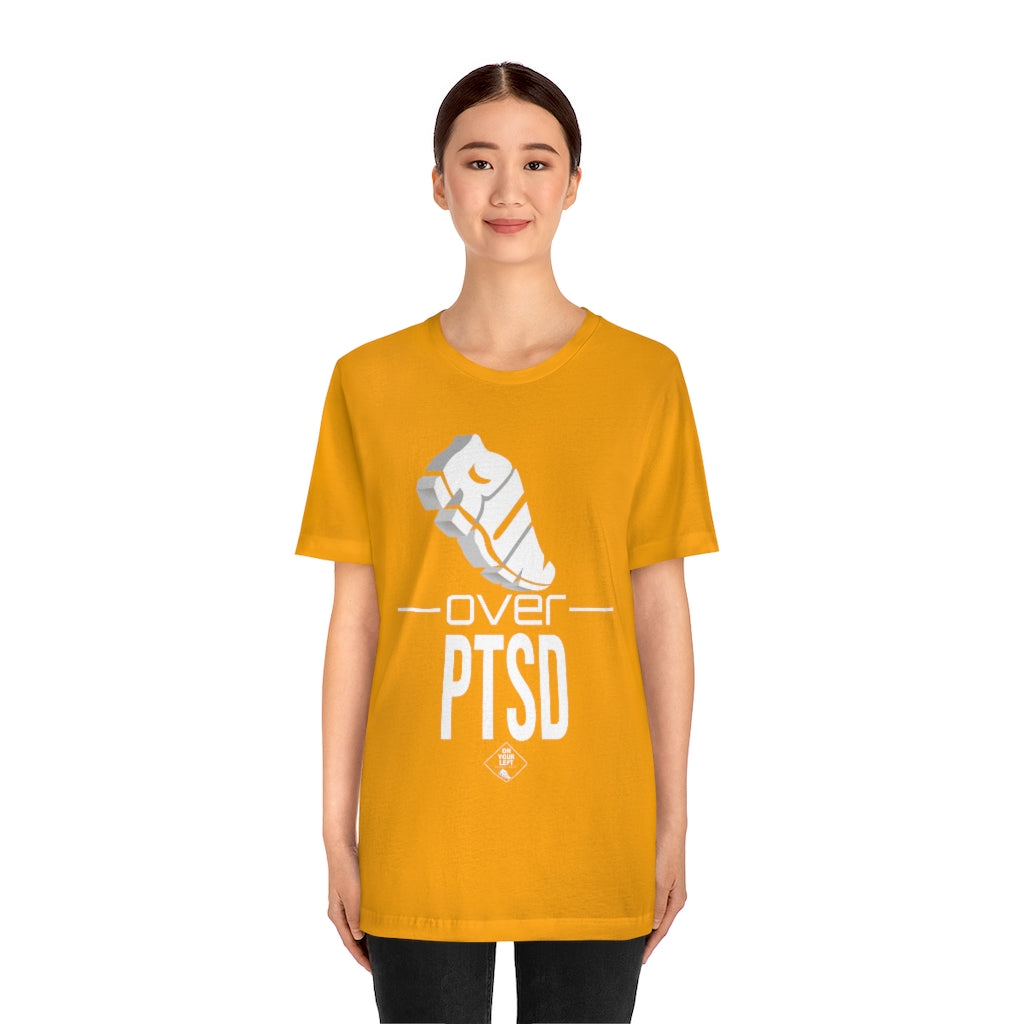 Unisex Jersey Short Sleeve Tee: RUN over PTSD