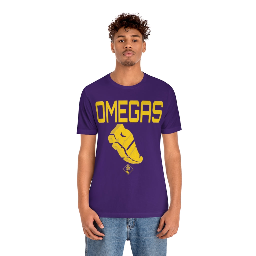 Unisex Jersey Short Sleeve Tee: OMEGA PSI PHI RUN