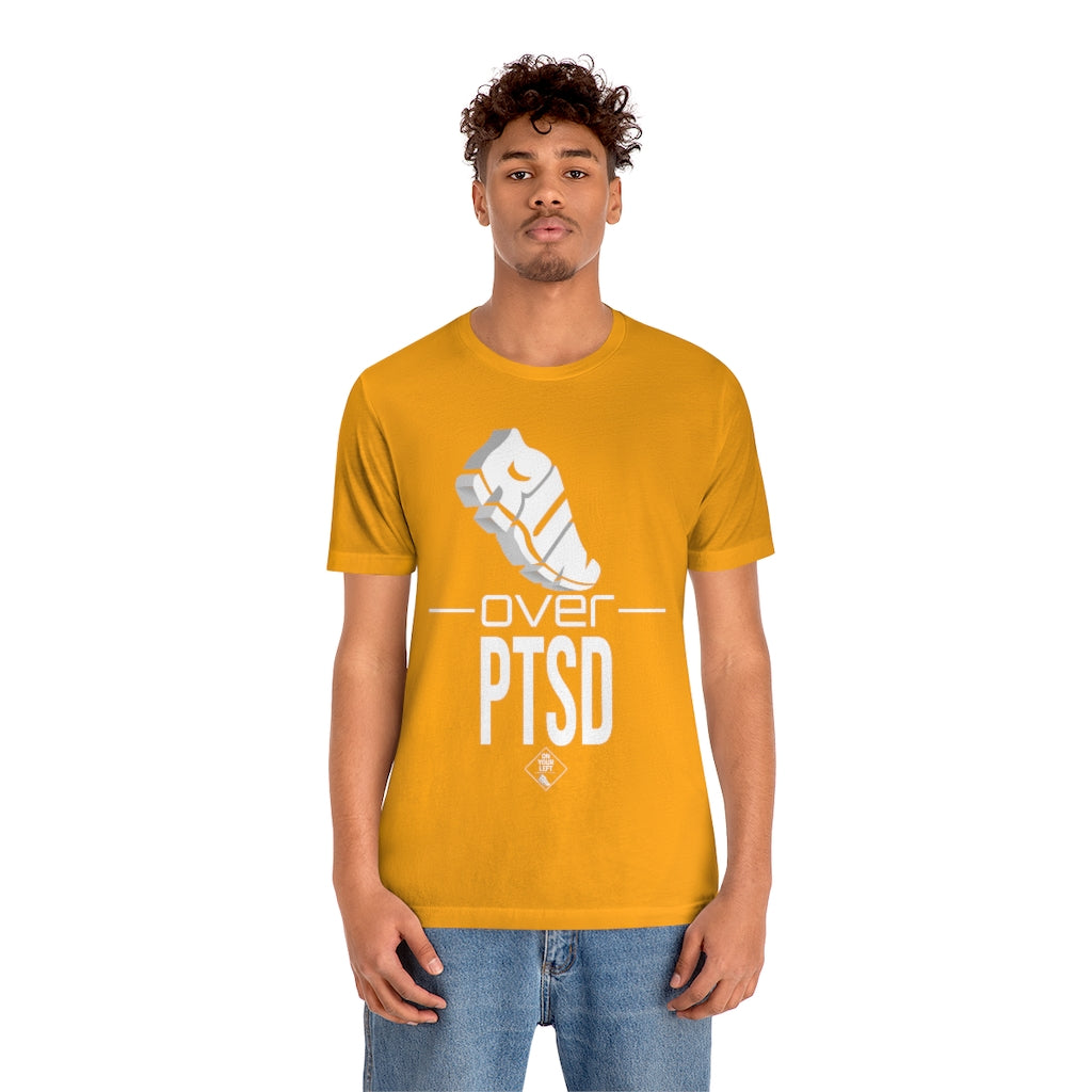 Unisex Jersey Short Sleeve Tee: RUN over PTSD