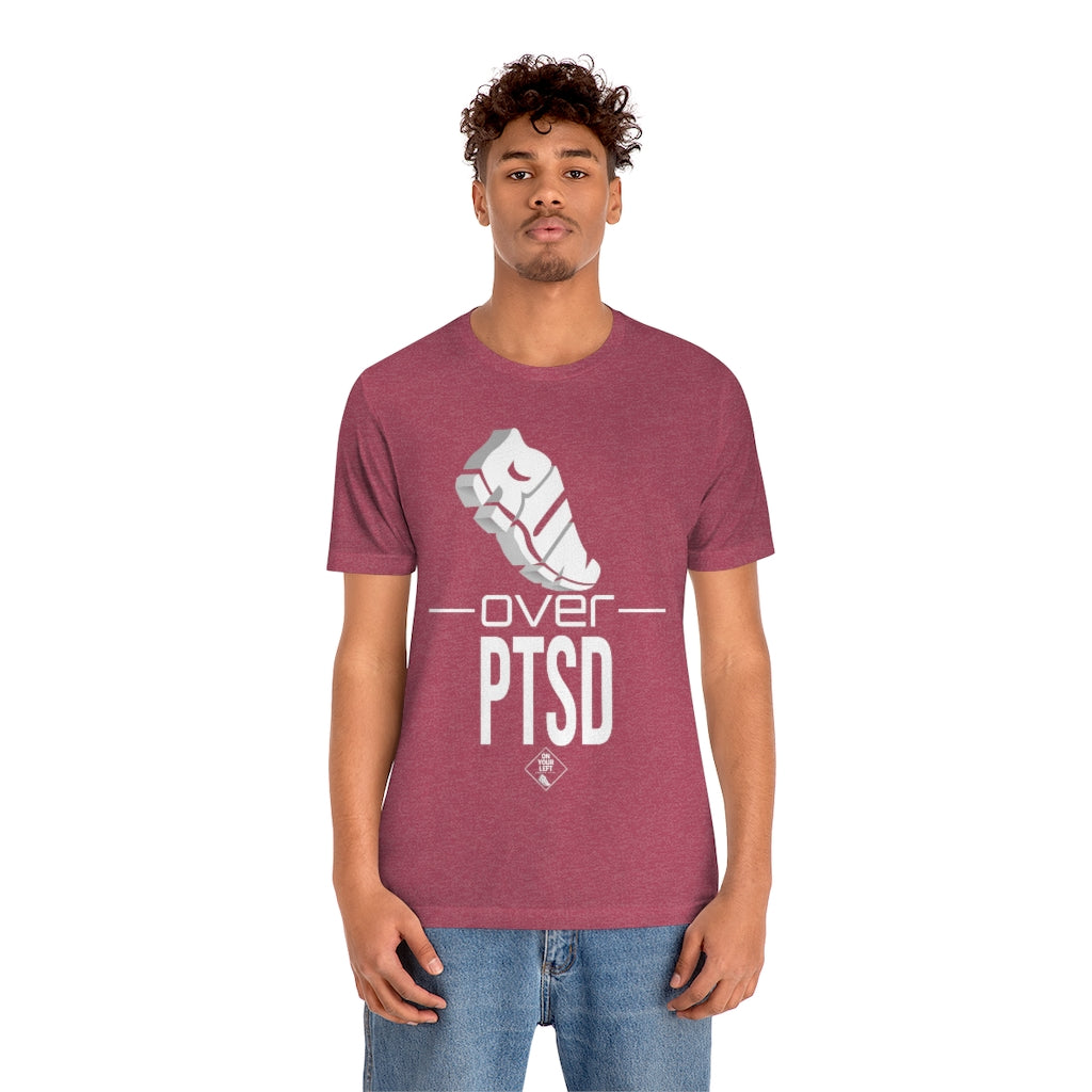 Unisex Jersey Short Sleeve Tee: RUN over PTSD