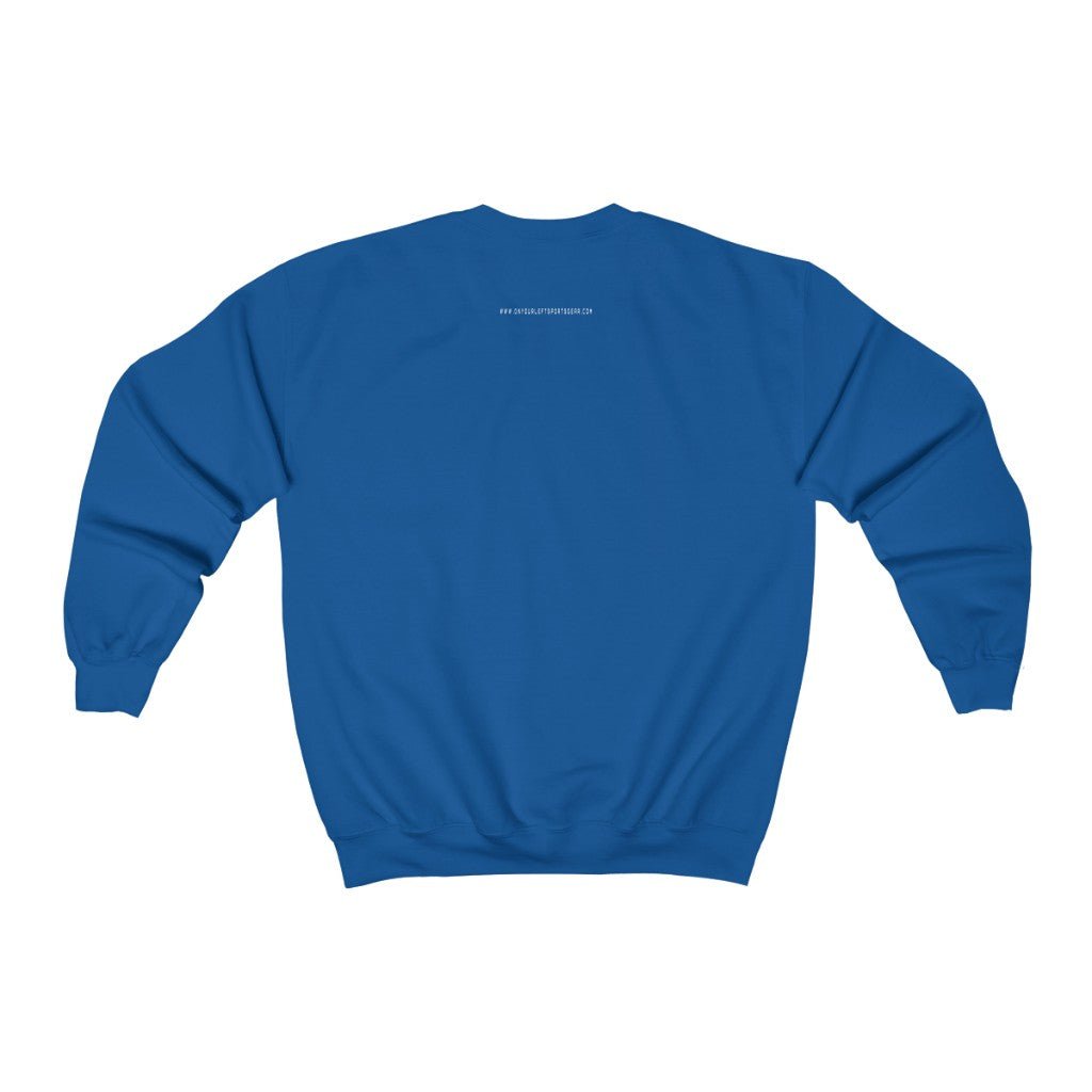 Run over Cancer: Unisex Heavy Blend™ Crewneck Sweatshirt