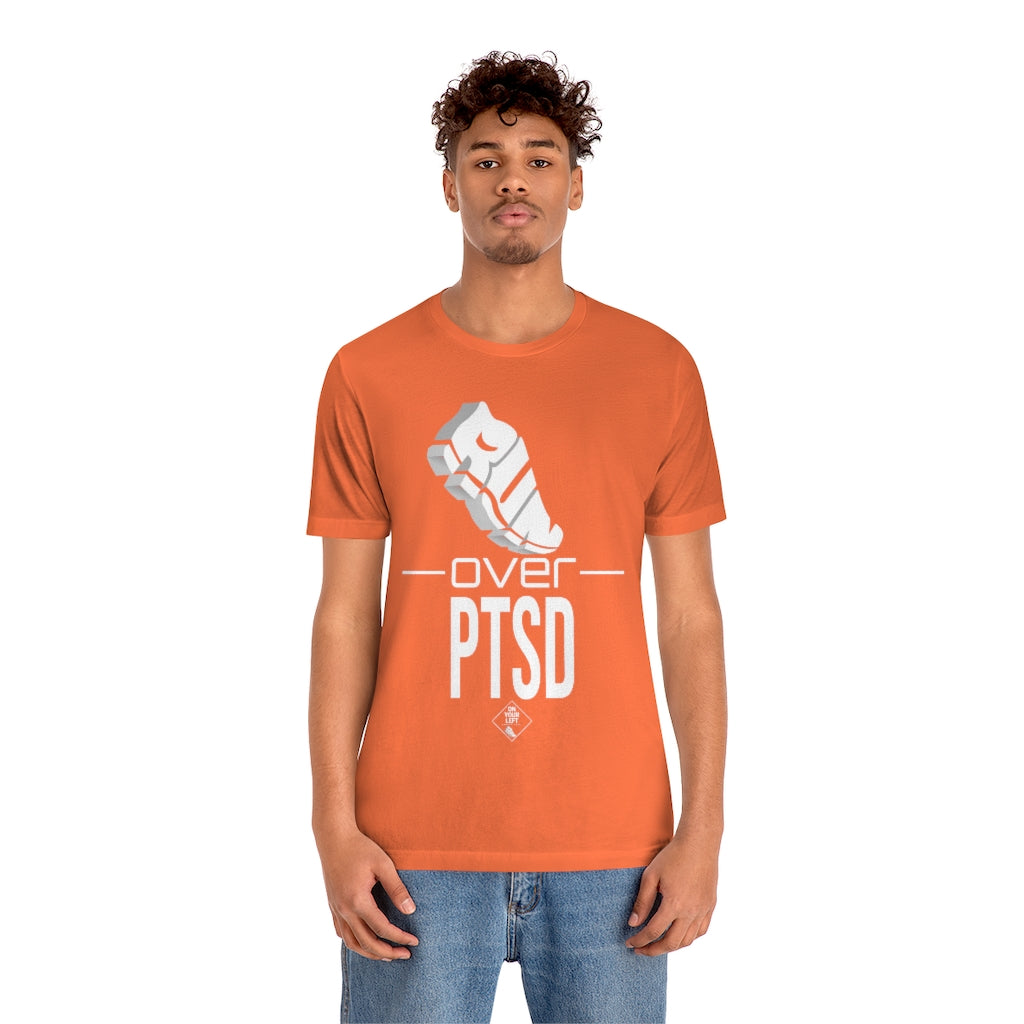 Unisex Jersey Short Sleeve Tee: RUN over PTSD