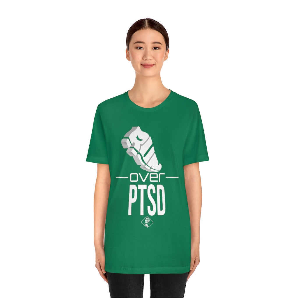 Unisex Jersey Short Sleeve Tee: RUN over PTSD
