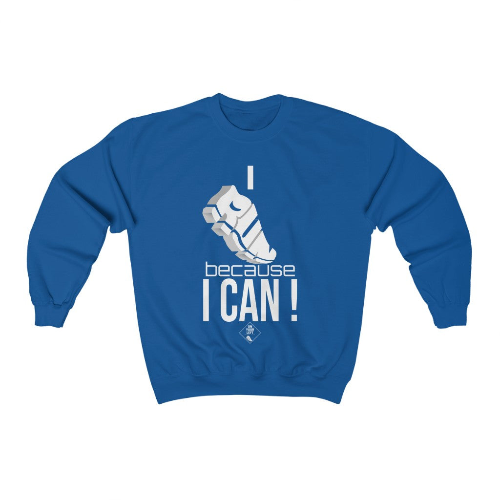 Unisex Heavy Blend™ Crewneck Sweatshirt: I RUN because I CAN !