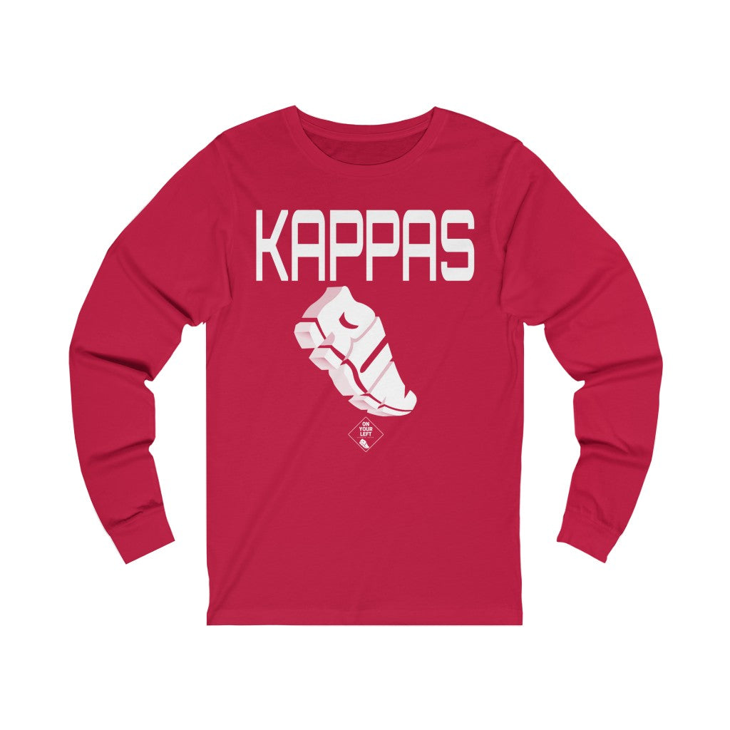 kappa alpha psi gear Unisex Jersey Long Sleeve Tee: KAPPA ALPHA PSI RUN – On Your Left Sports Gear