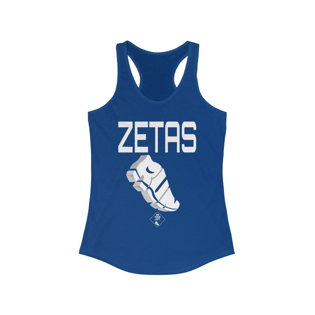 Women's Ideal Racerback Tank: ZETA PHI BETA RUN