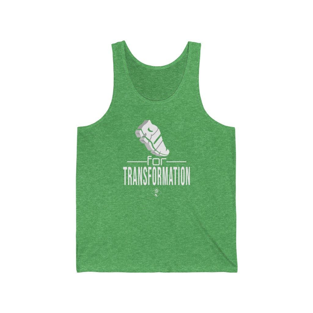 Unisex Jersey Tank: RUN for Transformation