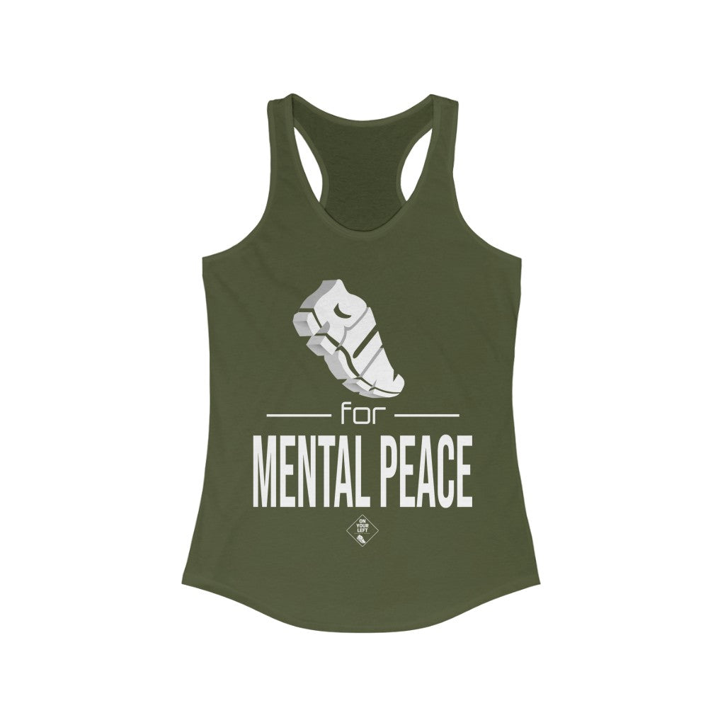 RUN for Mental Peace: Women's Ideal Racerback Tank