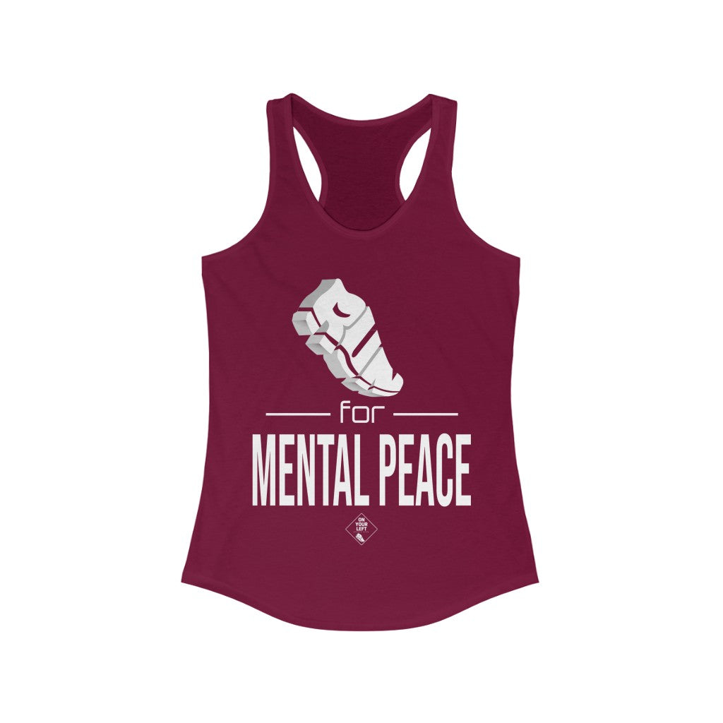 RUN for Mental Peace: Women's Ideal Racerback Tank
