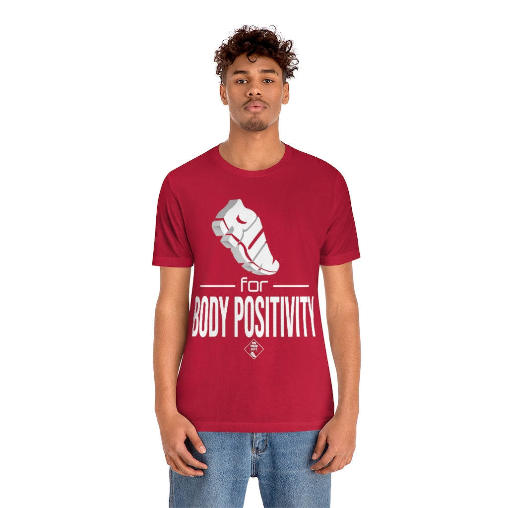 Unisex Jersey Short Sleeve Tee: RUN for Body Positivity